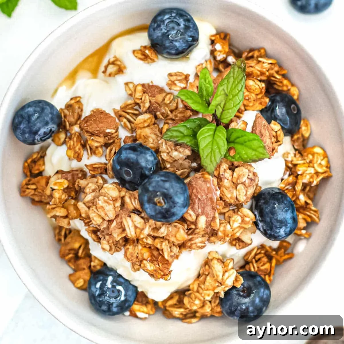 Granola recipe.