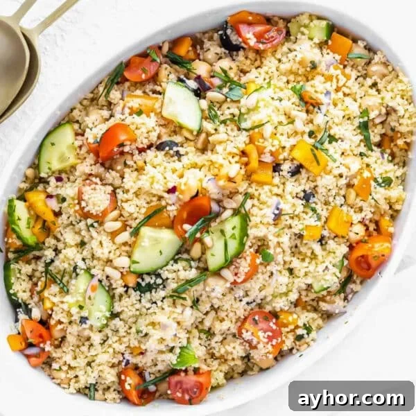 Couscous salad recipe.