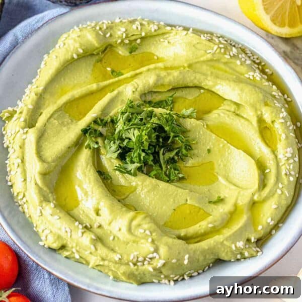 Avocado spread on a serving plate.