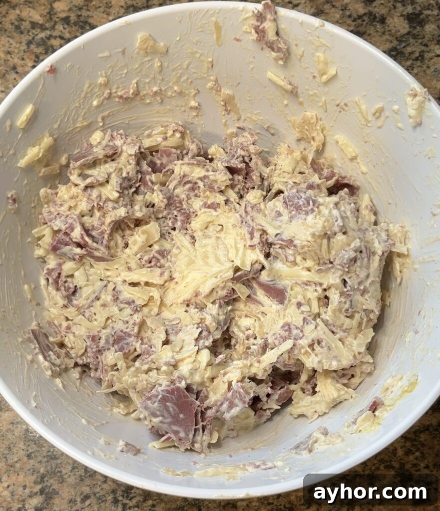 Creamy Baked Reuben Dip with Corned Beef and Sauerkraut 13 img 12437 12