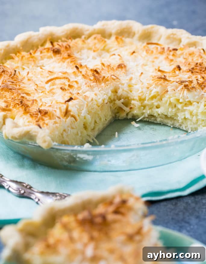 Coconut Macaroon Pie