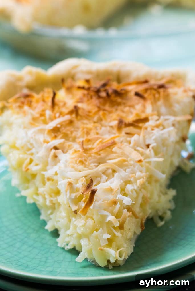 Coconut Macaroon Pie