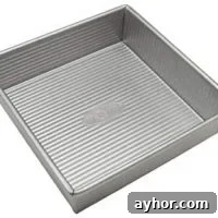 8-inch square cake pan