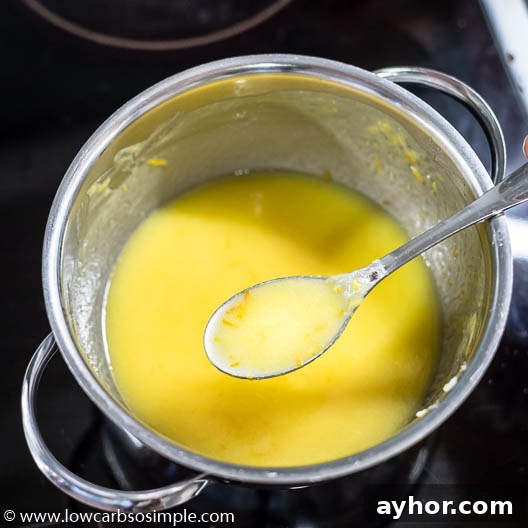 Orange Creamsicle Fudge Recipe: Tangy Orange Vanilla Fudge 11 Completely melted | Low-Carb, So Simple