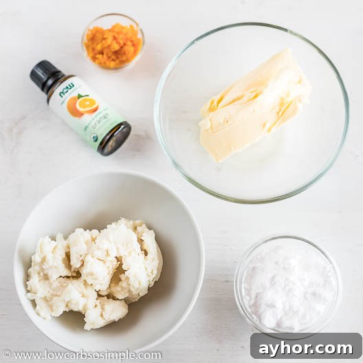 Orange Creamsicle Fudge Recipe: Tangy Orange Vanilla Fudge 3 Ingredients | Low-Carb, So Simple
