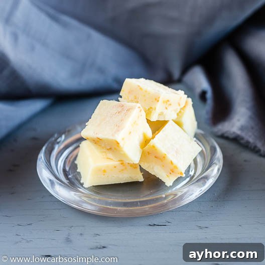 Orange Creamsicle Fudge Recipe: Tangy Orange Vanilla Fudge 25 Keto Orange Creamsicle Fudge | Low-Carb, So Simple