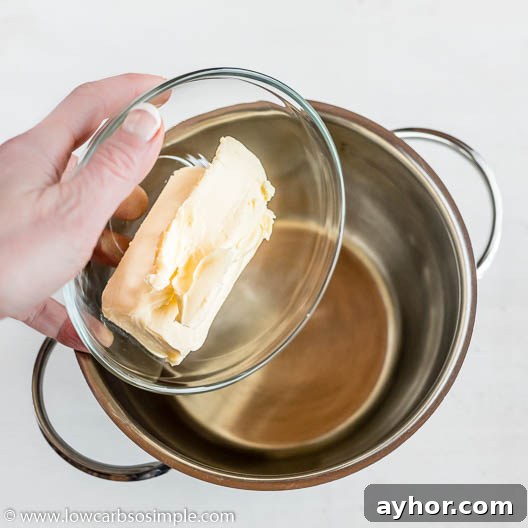 Orange Creamsicle Fudge Recipe: Tangy Orange Vanilla Fudge 4 4 oz = 115 g unsalted butter | Low-Carb, So Simple