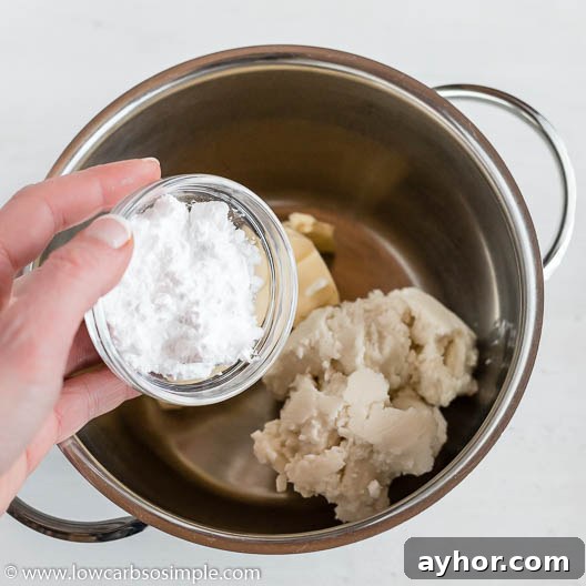 Orange Creamsicle Fudge Recipe: Tangy Orange Vanilla Fudge 6 3 tablespoons powdered erythritol | Low-Carb, So Simple