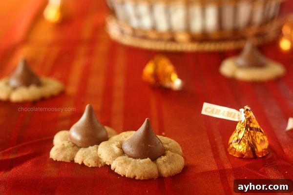 Caramel Kiss Cinnamon Spritz Cookies