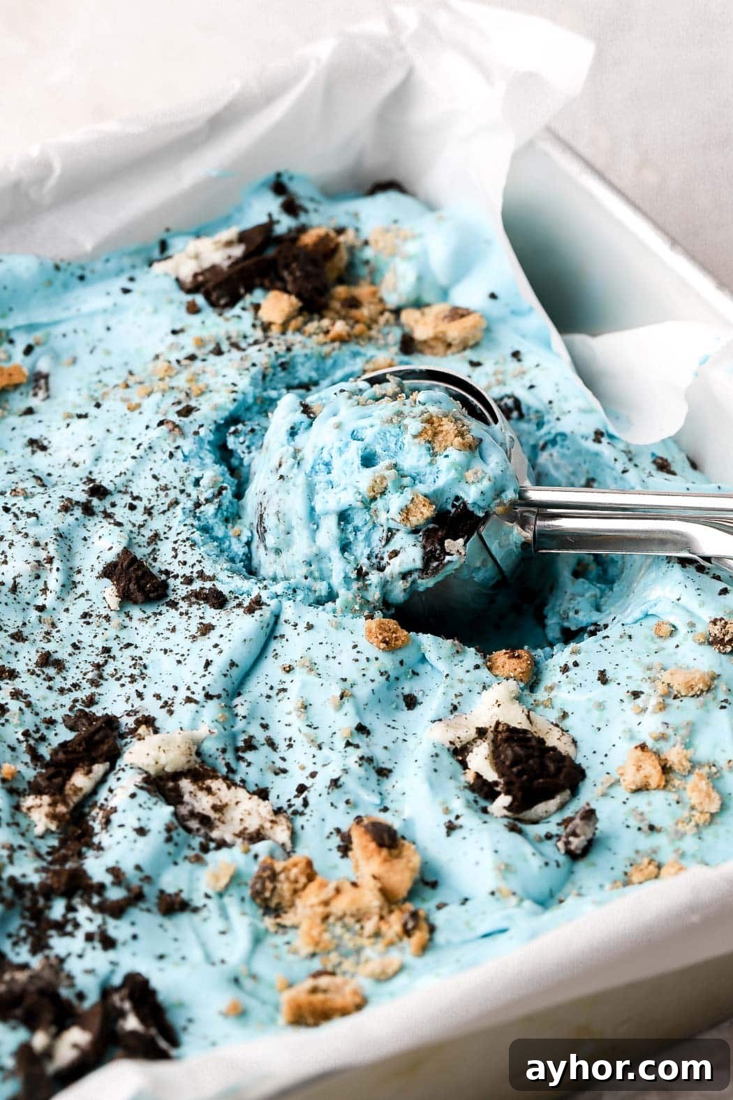 Cookie Monster Ice Cream Recipe: Fun Blue Cookie Dough Treat 3 cookie monster ice cream