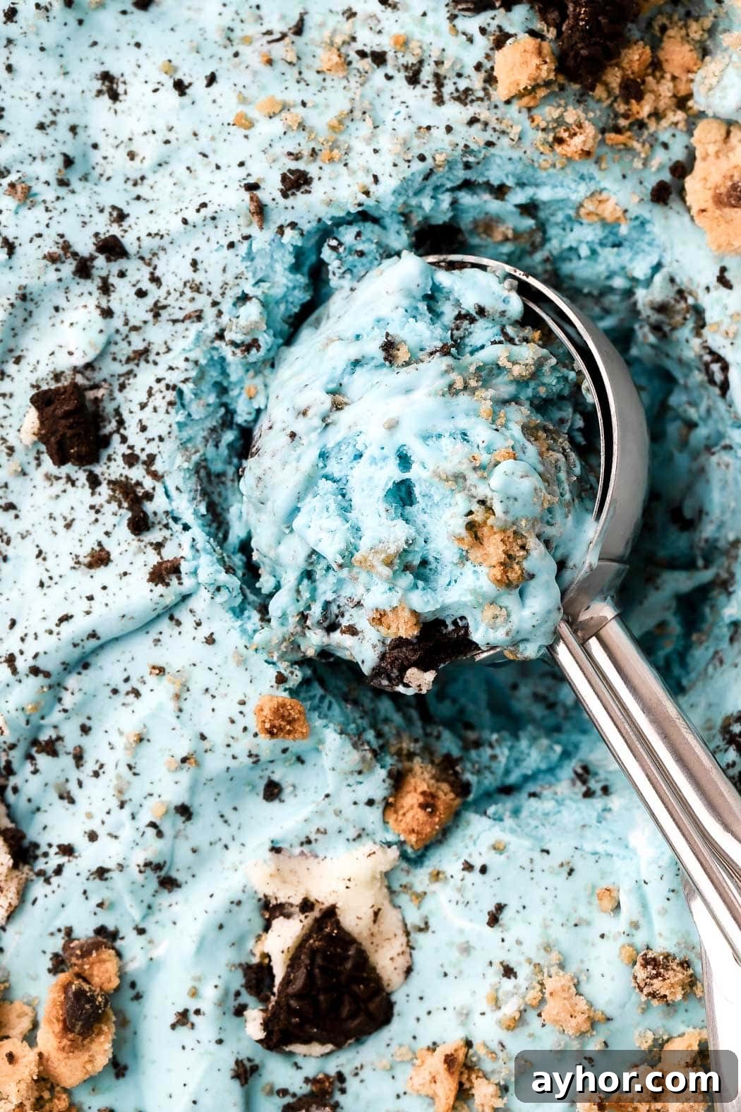Cookie Monster Ice Cream Recipe: Fun Blue Cookie Dough Treat 5 cookie monster ice cream