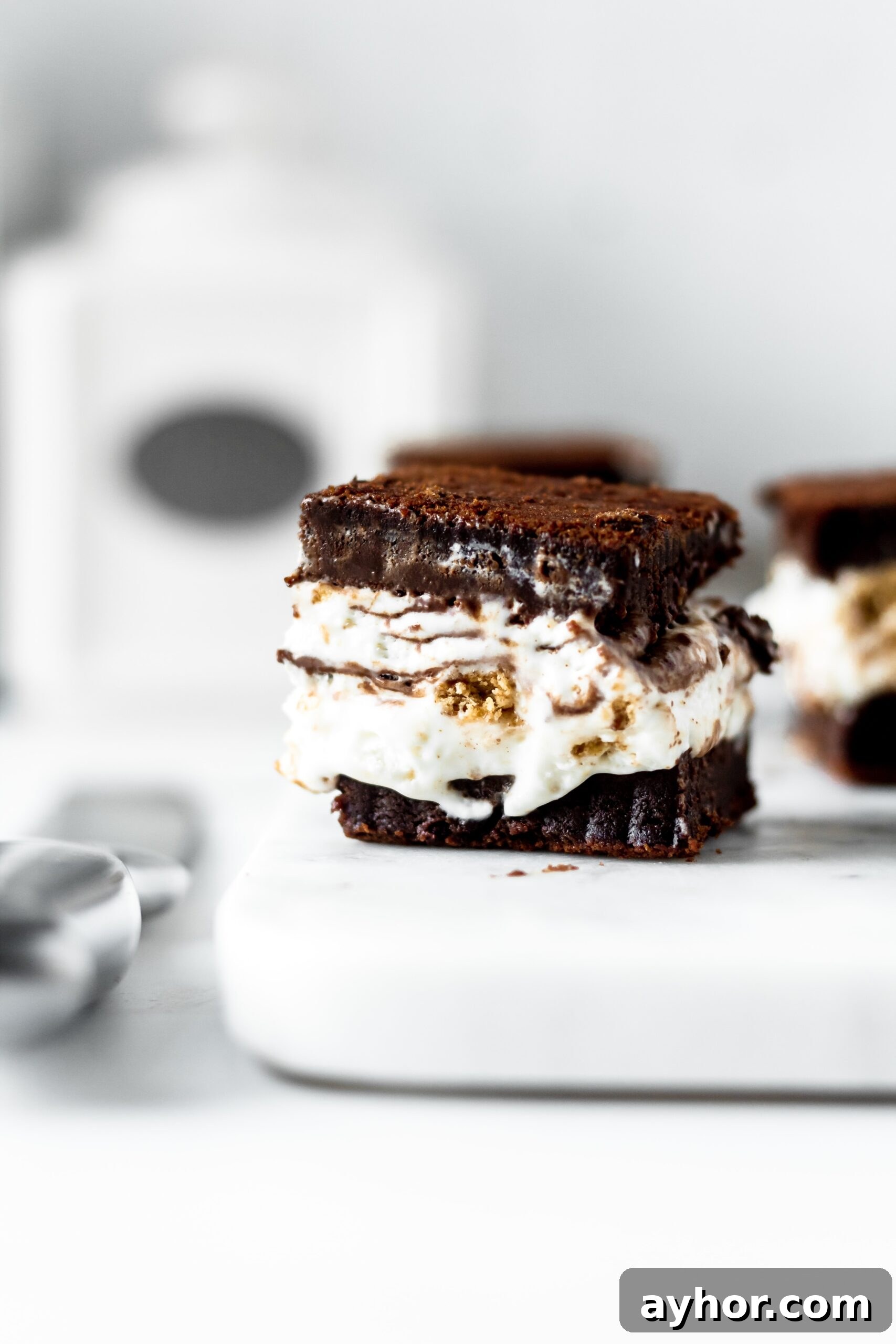 Cookie Monster Ice Cream Recipe: Fun Blue Cookie Dough Treat 6 Brownie ice cream sandwich