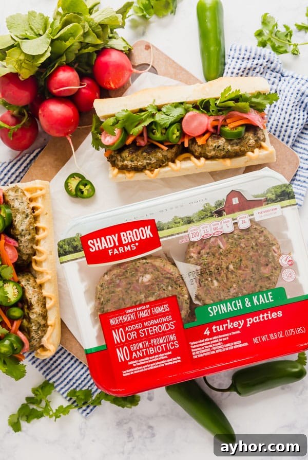 Classic Vietnamese Banh Mi Sandwich Recipe for Crispy Flavor 6 Shady Brook Farms Spinach & Kale Turkey Patties Banh Mi