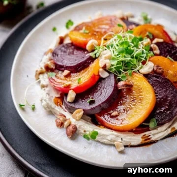 Roasted Beets with Whipped Goat Cheese