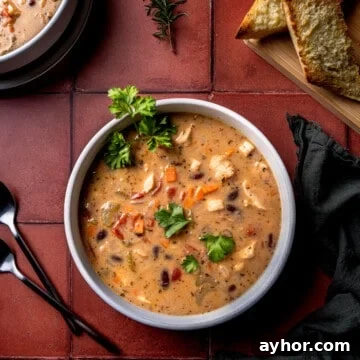 Creamy Three Bean Chicken Stew