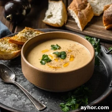 Caramelized Leek and Potato Soup