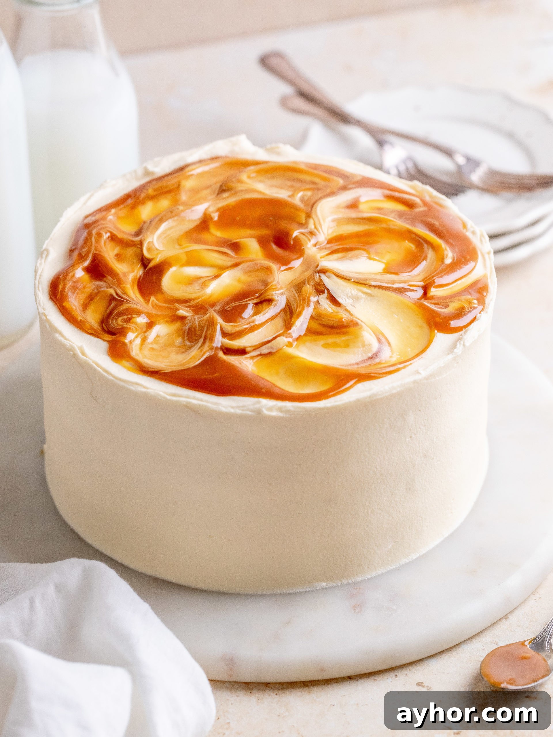 Decadent Salted Caramel Layer Cake Recipe 2 Salted Caramel Cake