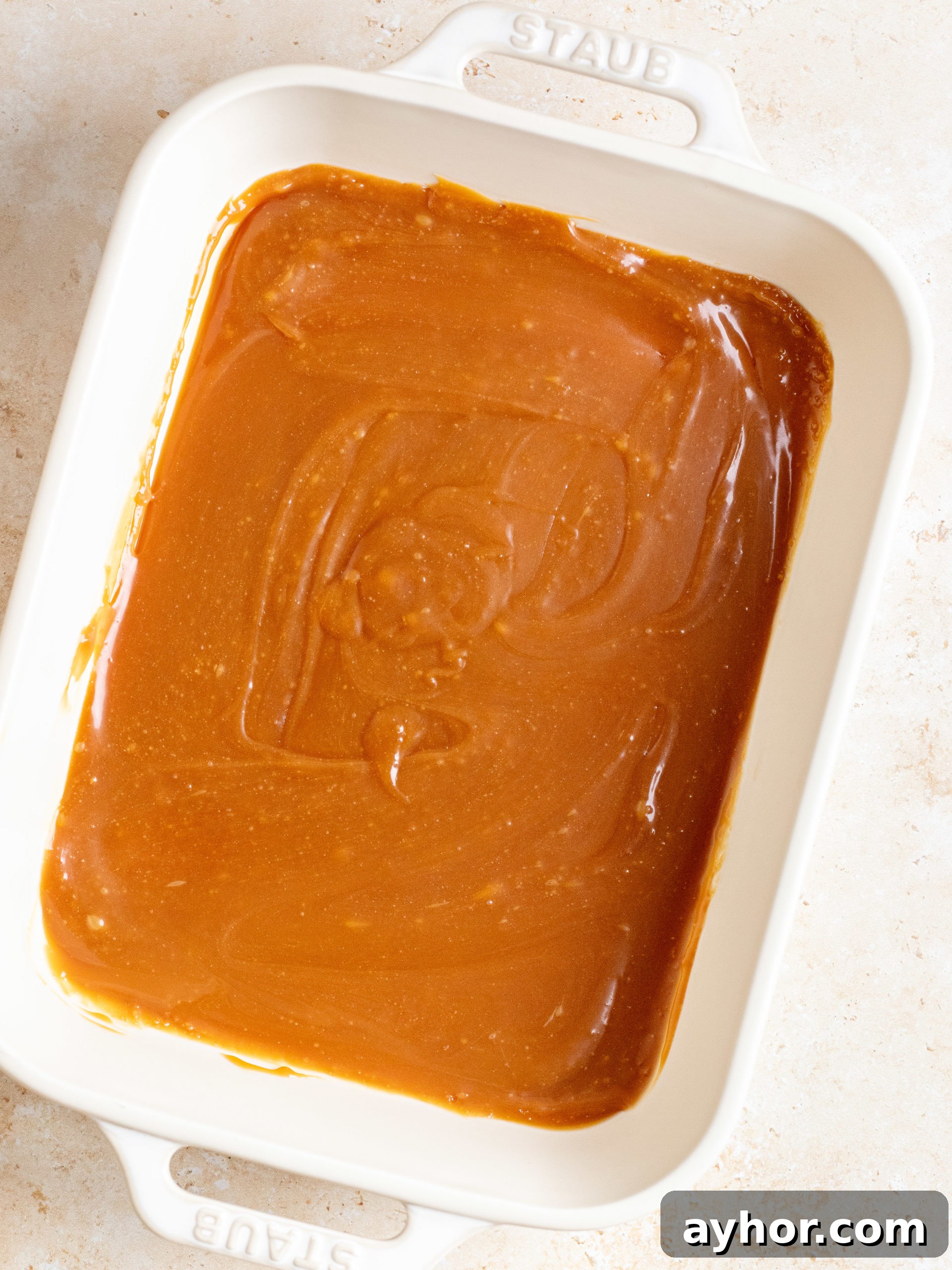 Decadent Salted Caramel Layer Cake Recipe 4 Making caramel