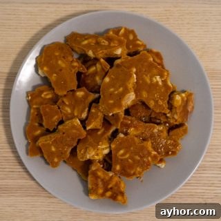 Peanut Brittle Without Corn Syrup