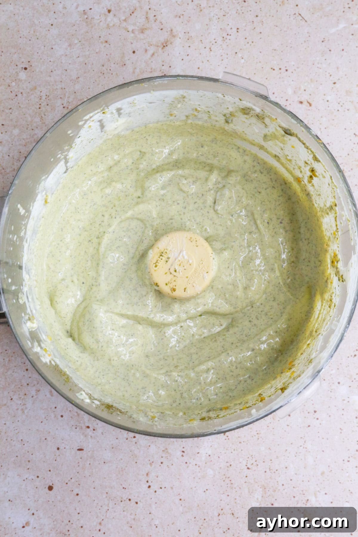 Creamy Jalapeño Ranch Dip Recipe for Parties & Snacks 7 Blended roasted jalapeño ranch dip