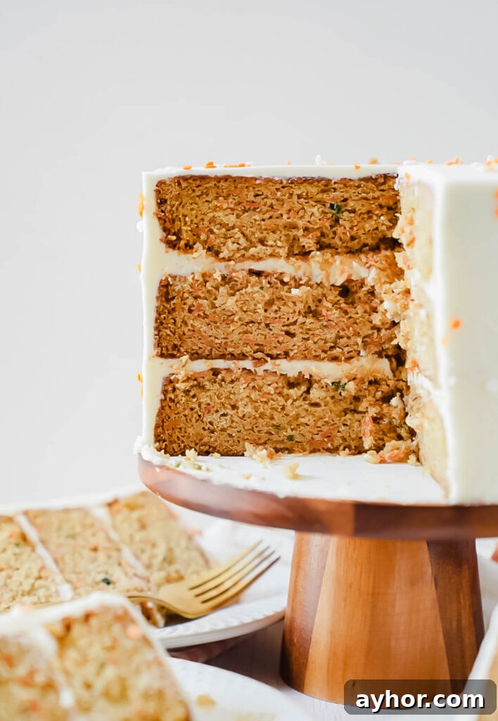 Cake layers and ingredients