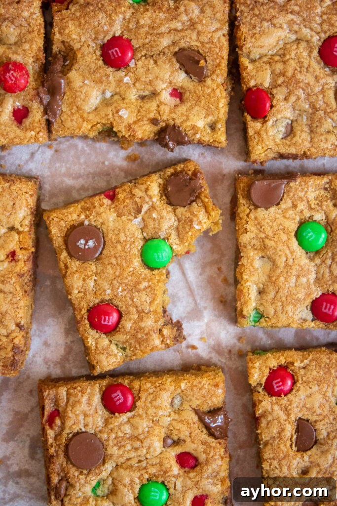 Brown Butter M&M Cookie Bars Recipe for Chewy, Gooey Squares 2 img 1702 1