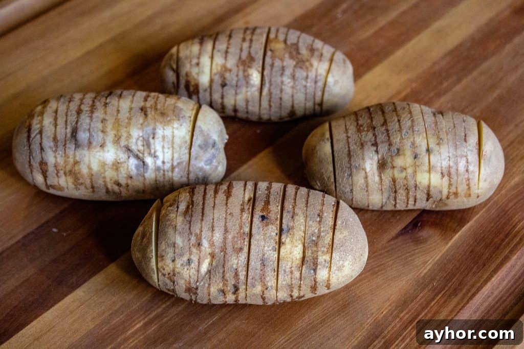 Smoked Hasselback Potatoes Recipe for Crispy, Flavorful Slices 5 smoked hasselback potatoes recipe (2 of 5)