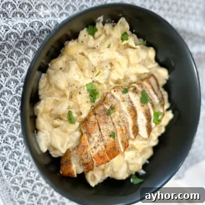 Garlic Parmesan Chicken Pasta
