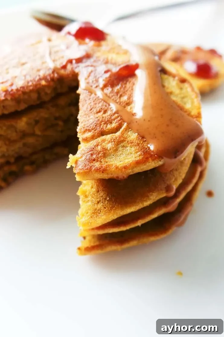 Irresistible Oatmeal Pancakes Recipe You’ll Make Again and Again 5 Easy and healthy oatmeal pancakes - great way to start your mornings! This easy healthy breakfast recipe is simple and loved by toddlers and grown-ups! All you need is a few simple ingredients and 10 minutes to make these delicious nourishing pancakes - oats, an egg, honey + some vanilla! These pancakes are flourless and sugar-free!