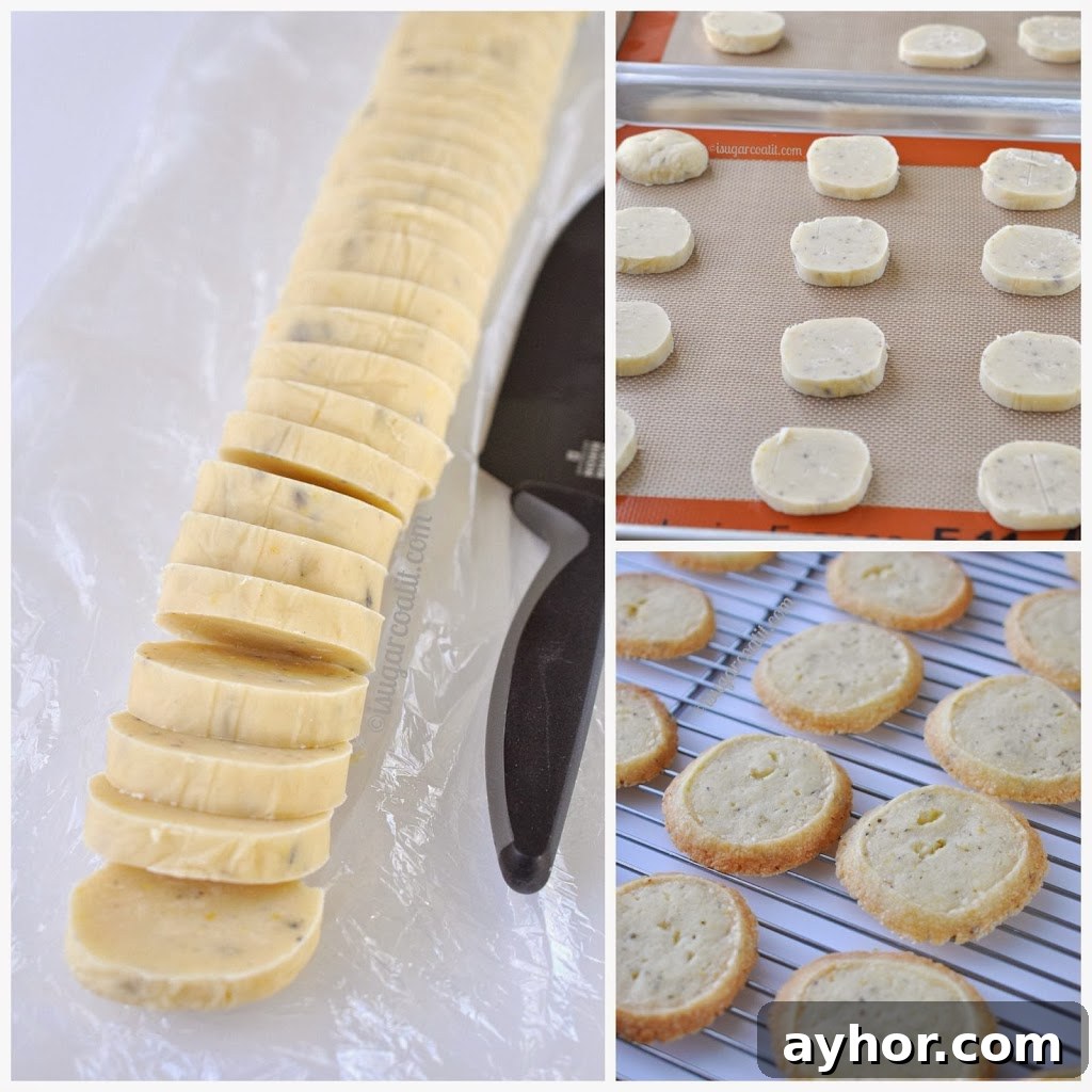 Easy Lemon Lavender Shortbread Cookies