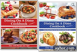 Small Closet Organization: Smart Ideas to Maximize Space 3 Dining On A Dime Cookbooks - Save on Groceries With Easy Recipes for Tasty Dinners!