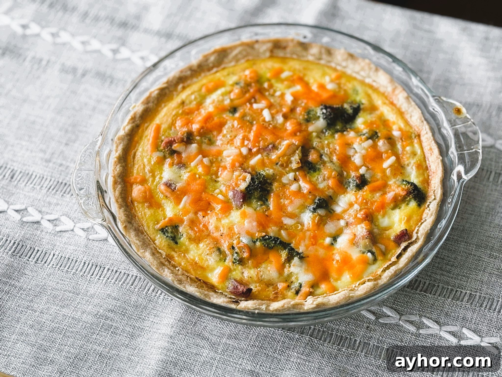 broccoli-and-ham-quiche-recipe