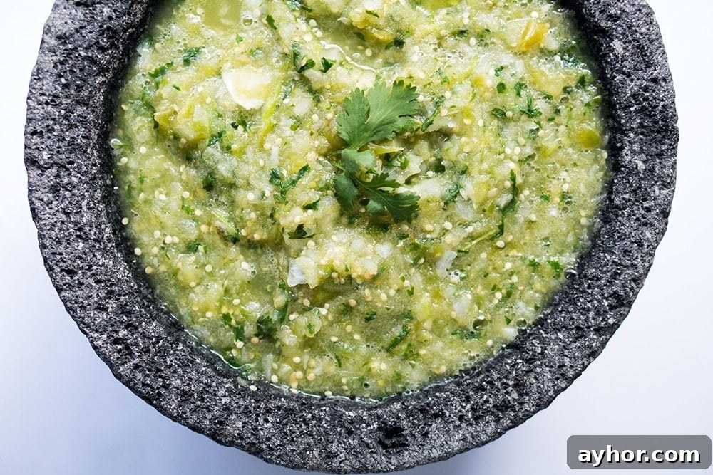 Authentic Mexican Salsa Verde Recipe — Gluten-Free & Keto 3 A Truly Mexican Salsa Verde