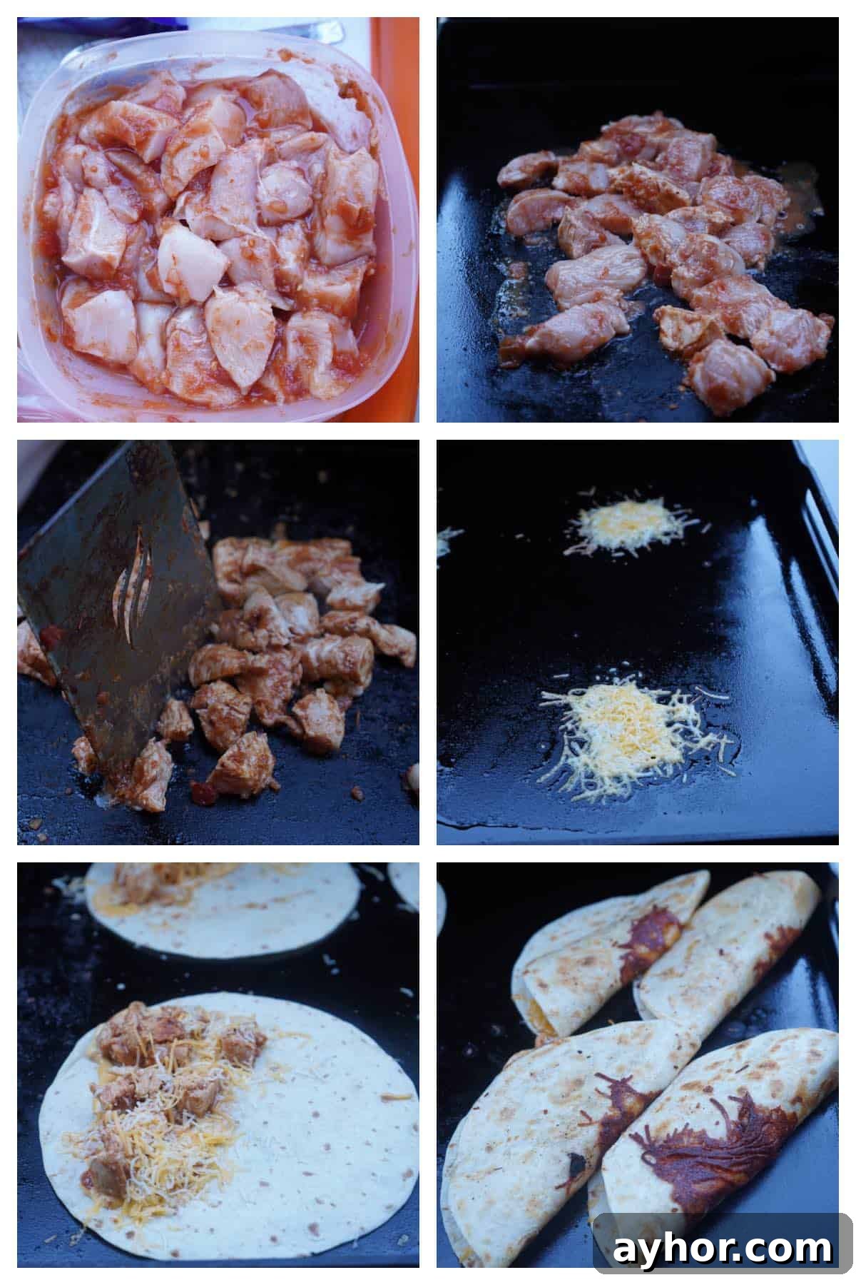 How to make Crunchy Queso Tacos on Blackstone