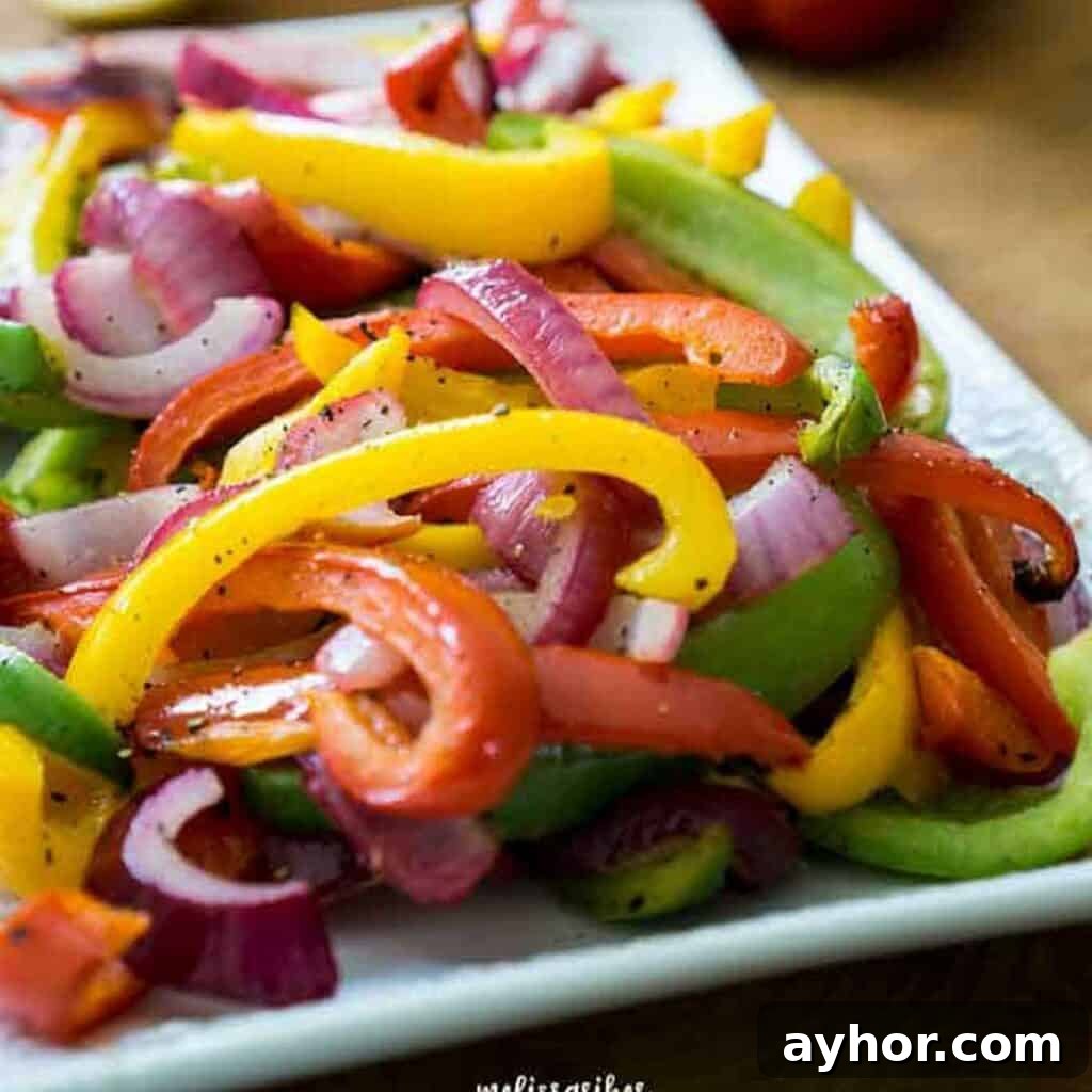 27 Perfect Side Dishes to Serve with Chicken Piccata 4 roasted bell peppers on white plate