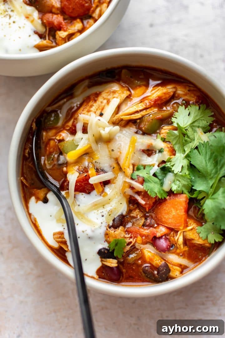 Turn Leftover Turkey Into Flavorful Chili Tonight 2 healthy leftover turkey chili in two bowls