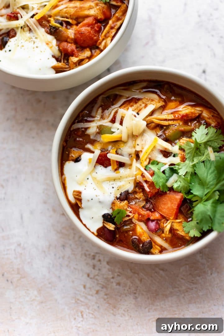 Turn Leftover Turkey Into Flavorful Chili Tonight 3 turkey chili (leftover turkey) in two bowls