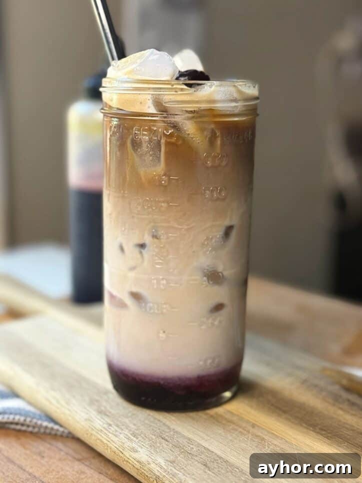 Cherry Vanilla Syrup Recipe for Homemade Drinks & Desserts 2 Coffee made with Cherry Vanilla Syrup