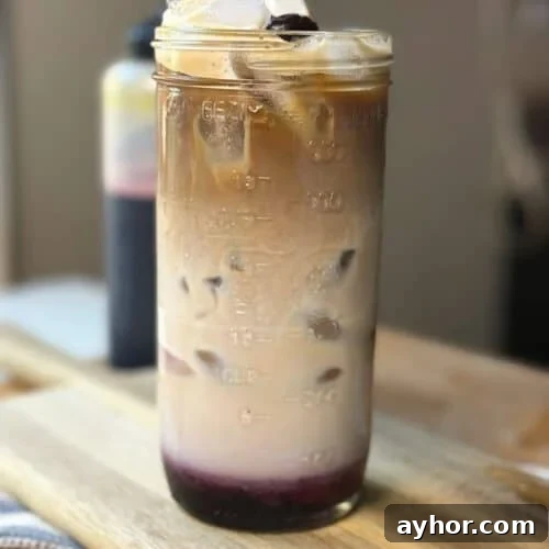 Cherry Vanilla Syrup Recipe for Homemade Drinks & Desserts 6 Coffee made with Cherry Vanilla Syrup