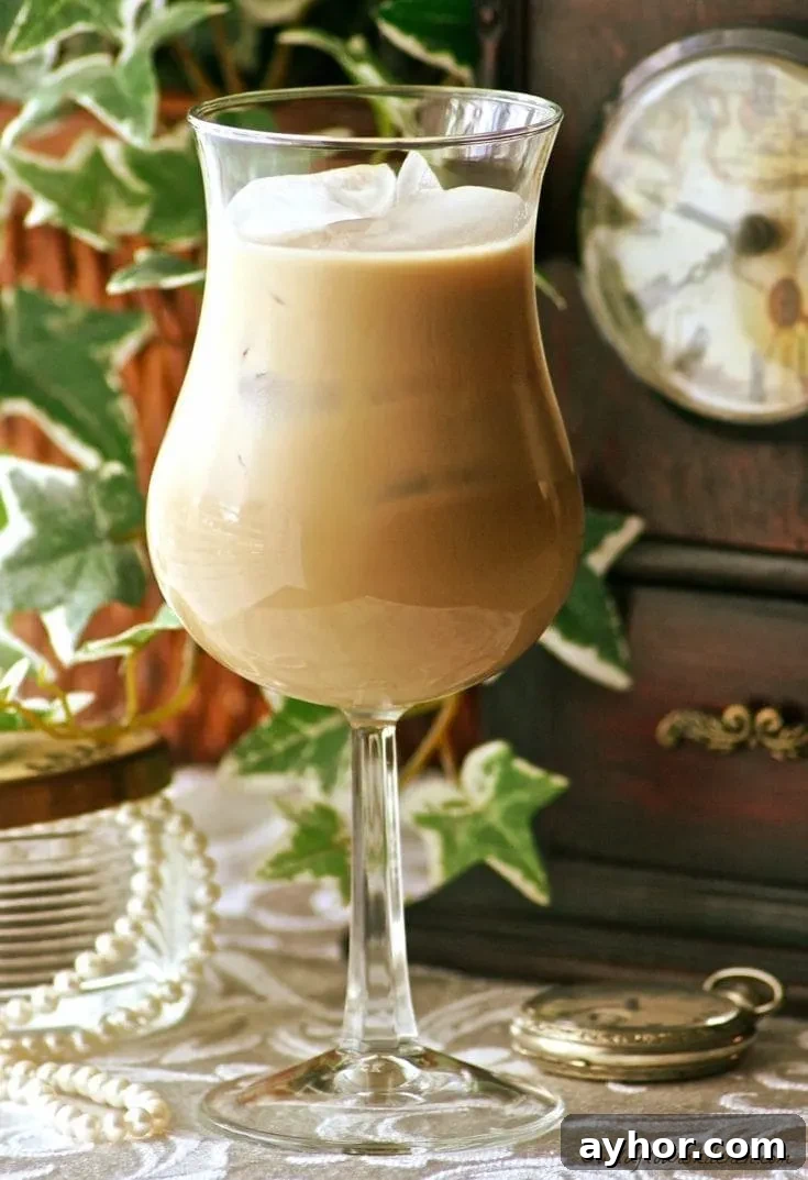 Caramel Iced Coffee with Kahlua and Frangelico