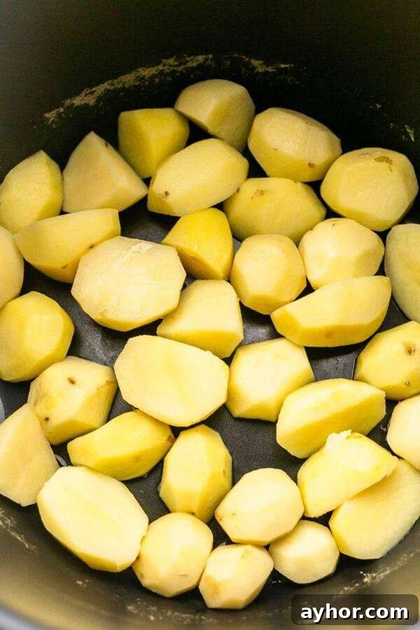 Pressure Cooker Potatoes: Quick Method for Tender, Fluffy Results 5 Instant Pot boiled potatoes! Ready in less than 15 minutes.