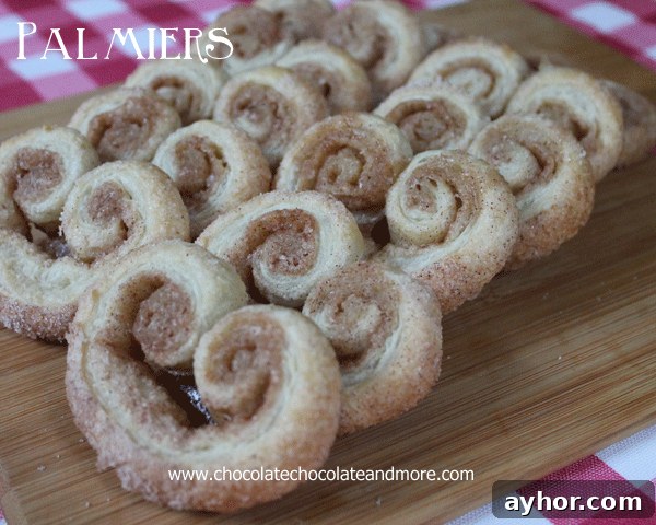 Easy Palmiers from www.ChocolateChocolateandmore.com