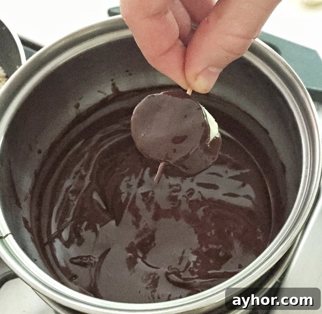 Frozen Chocolate-and-Hemp-Smothered Banana Bites via LizsHealthyTable.com Frozen Chocolate-and-Hemp-Smothered Banana Bites via LizsHealthyTable.com