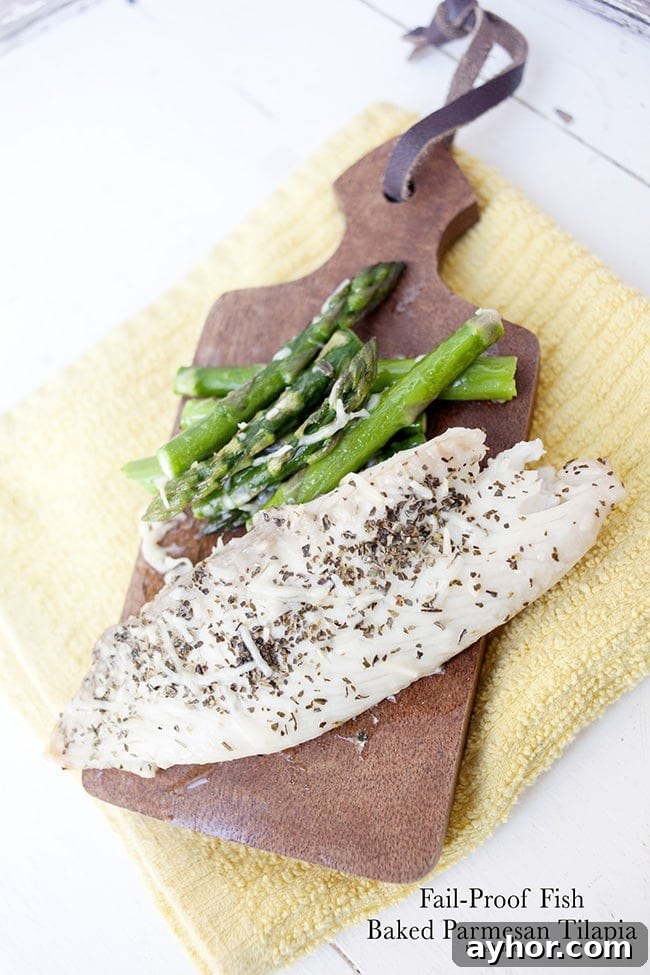 Crispy Baked Parmesan Tilapia with Lemon and Garlic 6 Baked Parmesan Tilapia by Capturing Joy recipe at TidyMom.net
