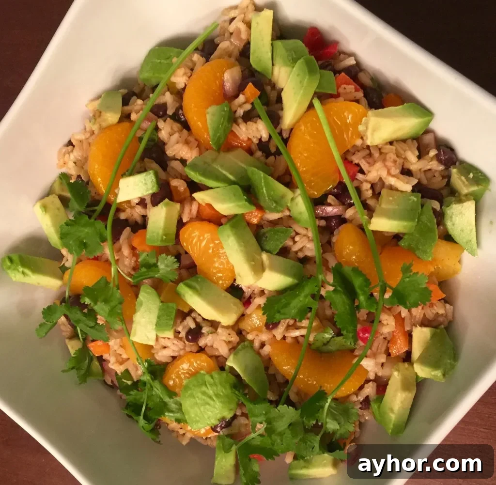 Black Bean and Rice Salad
