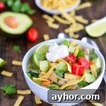Chicken Lime Soup | Garnish & Glaze