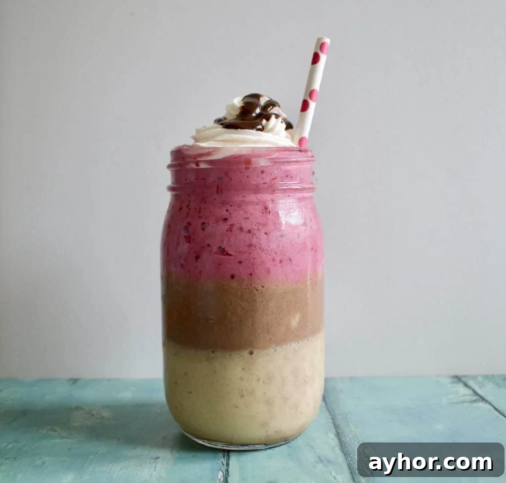 Neapolitan Milkshake