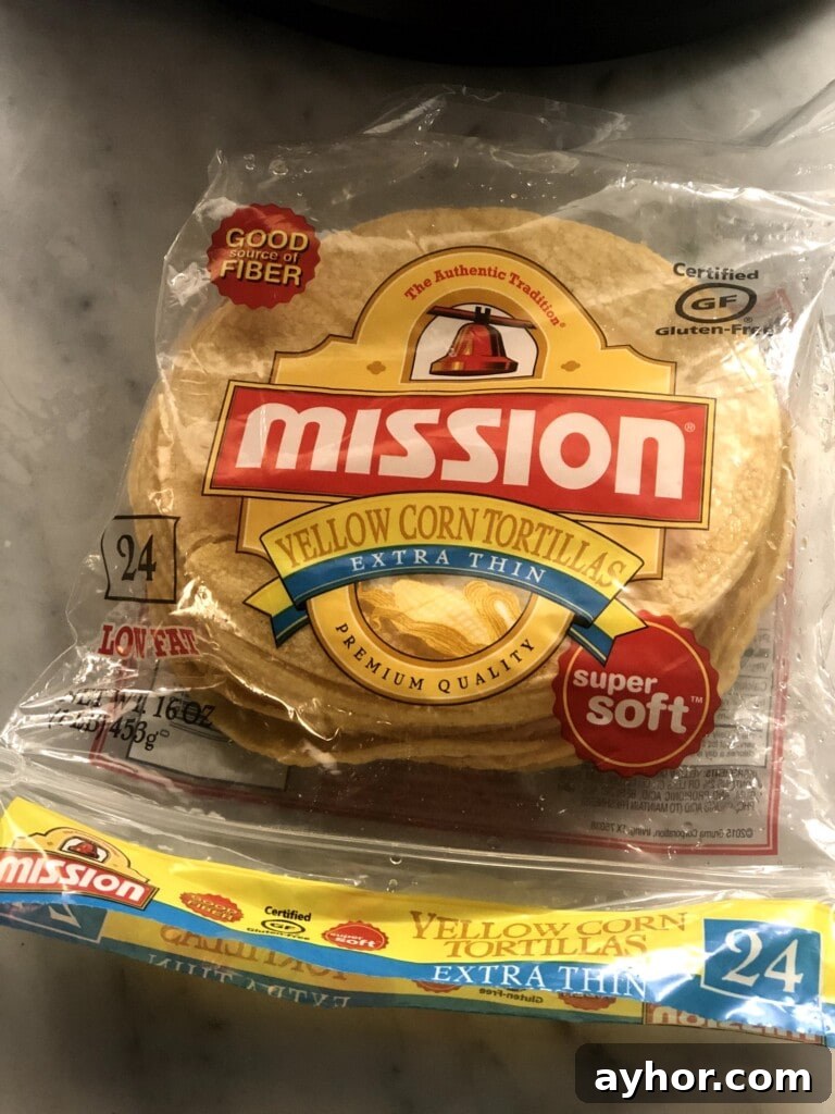 corn tortillas