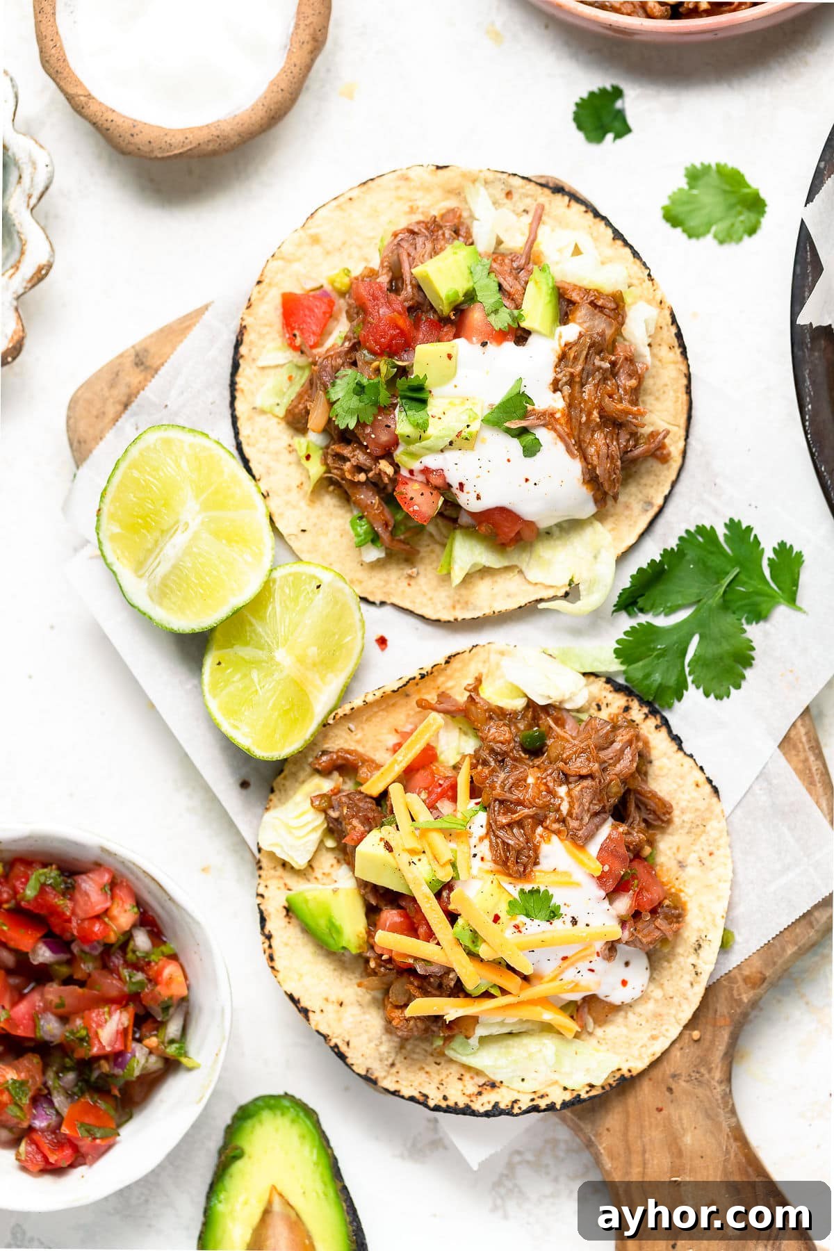 Slow Cooker Shredded Beef Recipe for Tacos and Sandwiches 20 crockpot shredded beef