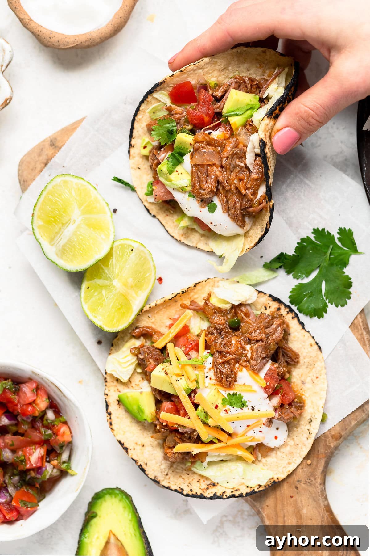 Slow Cooker Shredded Beef Recipe for Tacos and Sandwiches 21 crockpot shredded beef